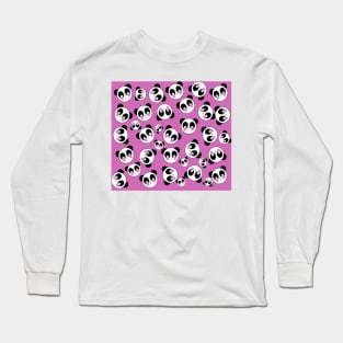 Kawaii Cute Panda Pattern Long Sleeve T-Shirt